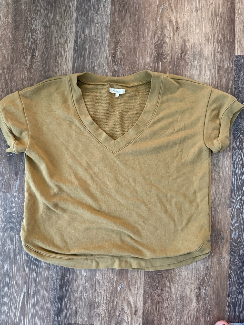Madewell Casual V-Neck Short Sleeve Top